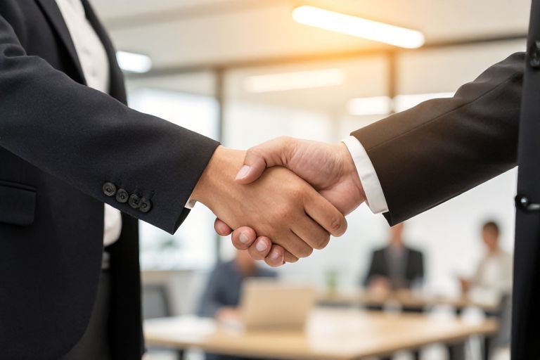 Handschlag nach erfolgreicher Beratung