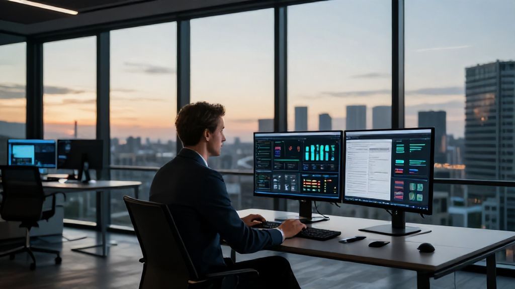 Mentor bei einer persönlichen Beratung im Büro